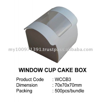 wedding cake boxes with window (1pc) in Malaysia